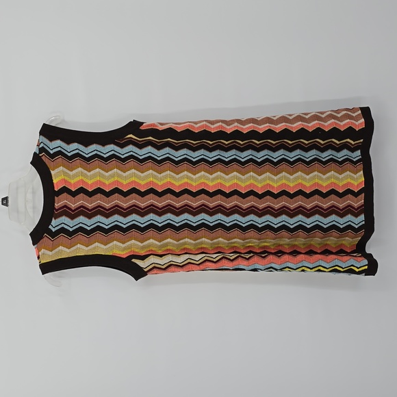 Missoni Target Chevron Mini Dress Size L - Picture 4 of 7